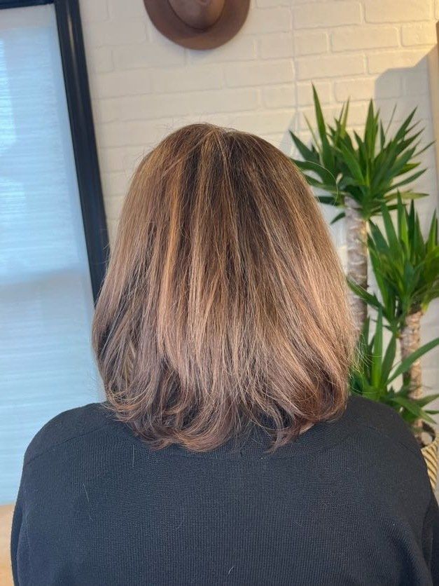 caramel highlights for brown hair