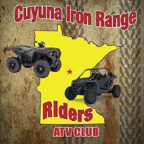 The full-color image of the Cuyuna Iron Range Riders ATV Club logo. The full-color image of the Cuyuna Iron Range Riders ATV Club logo.