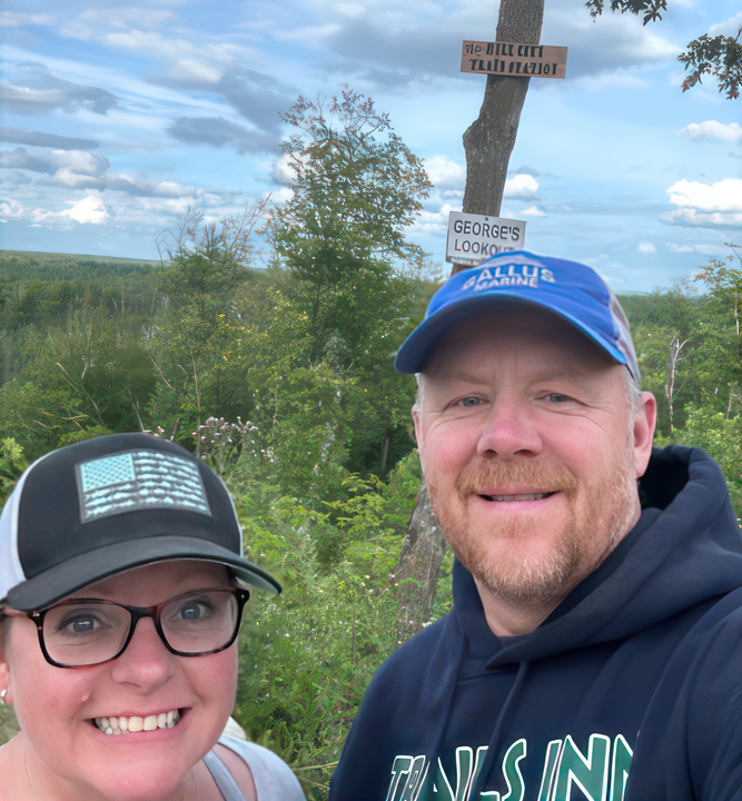 An image of owners Shawn and Jessica Pehrson in Hill City, MN.