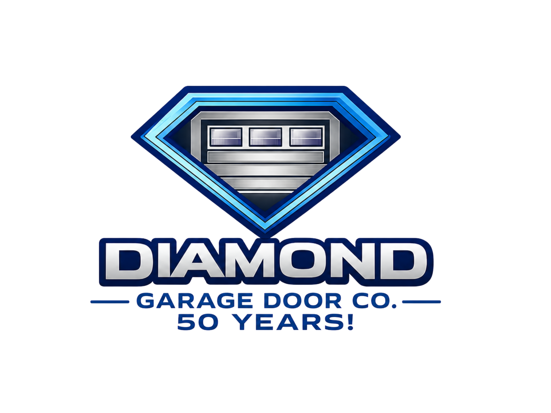 Diamond Door Co. logo in black and pink metallic text