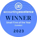Accounting Excellence Small Firm of the Year 2023 Winner