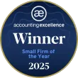 Accounting Excellence Small Firm of the Year 2025 Winner
