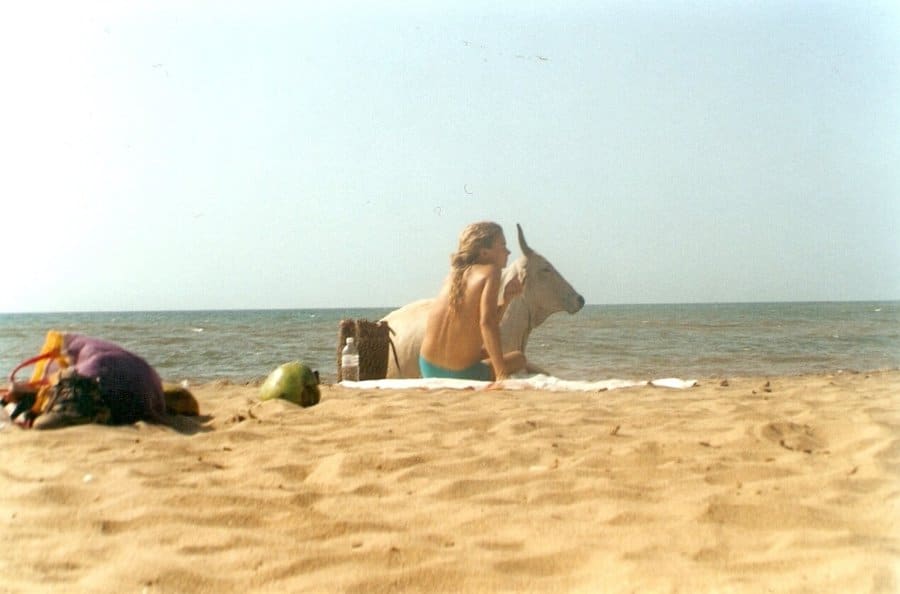 South Anjuna beach, Goa, India – analog film