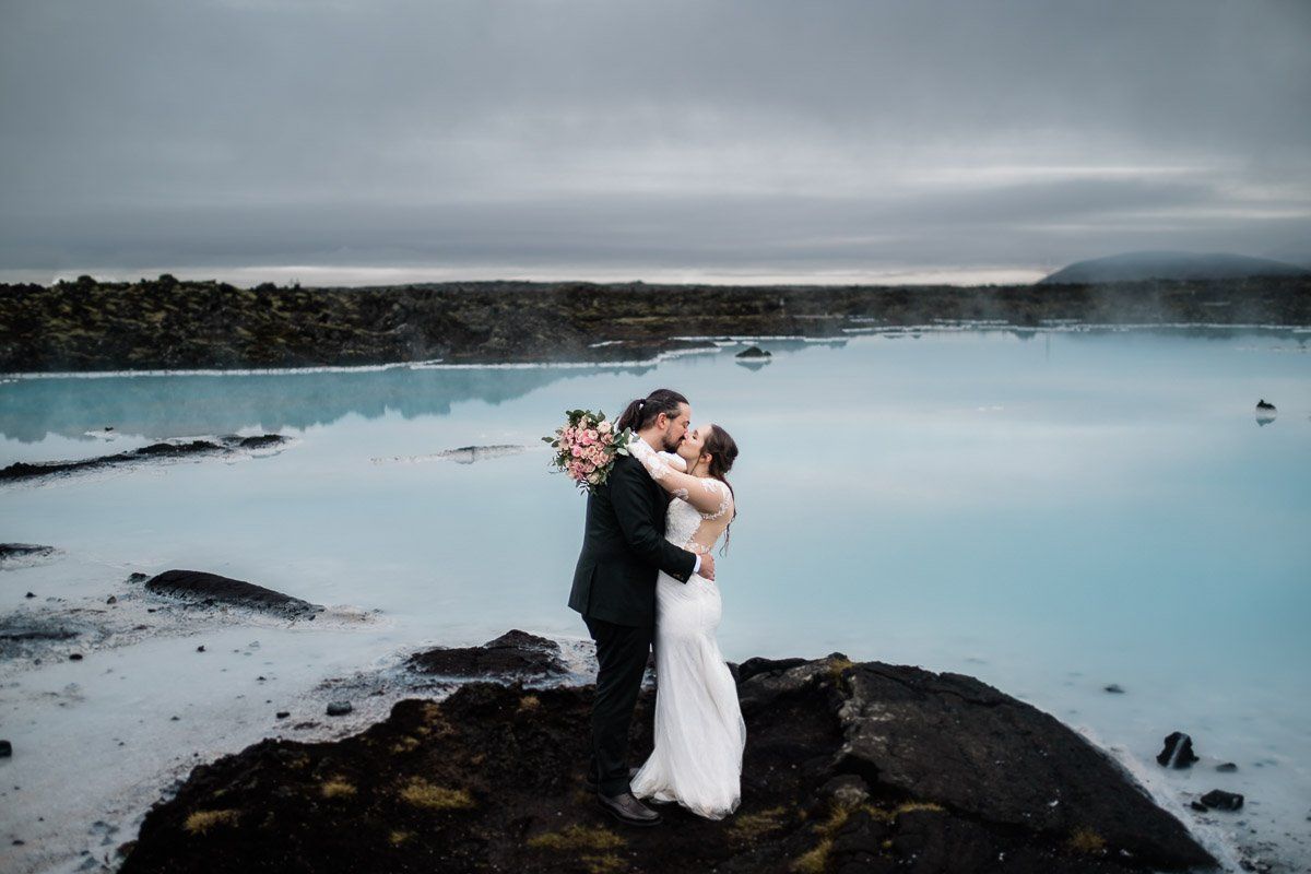 Iceland winter elopement at the Blue Lagoon