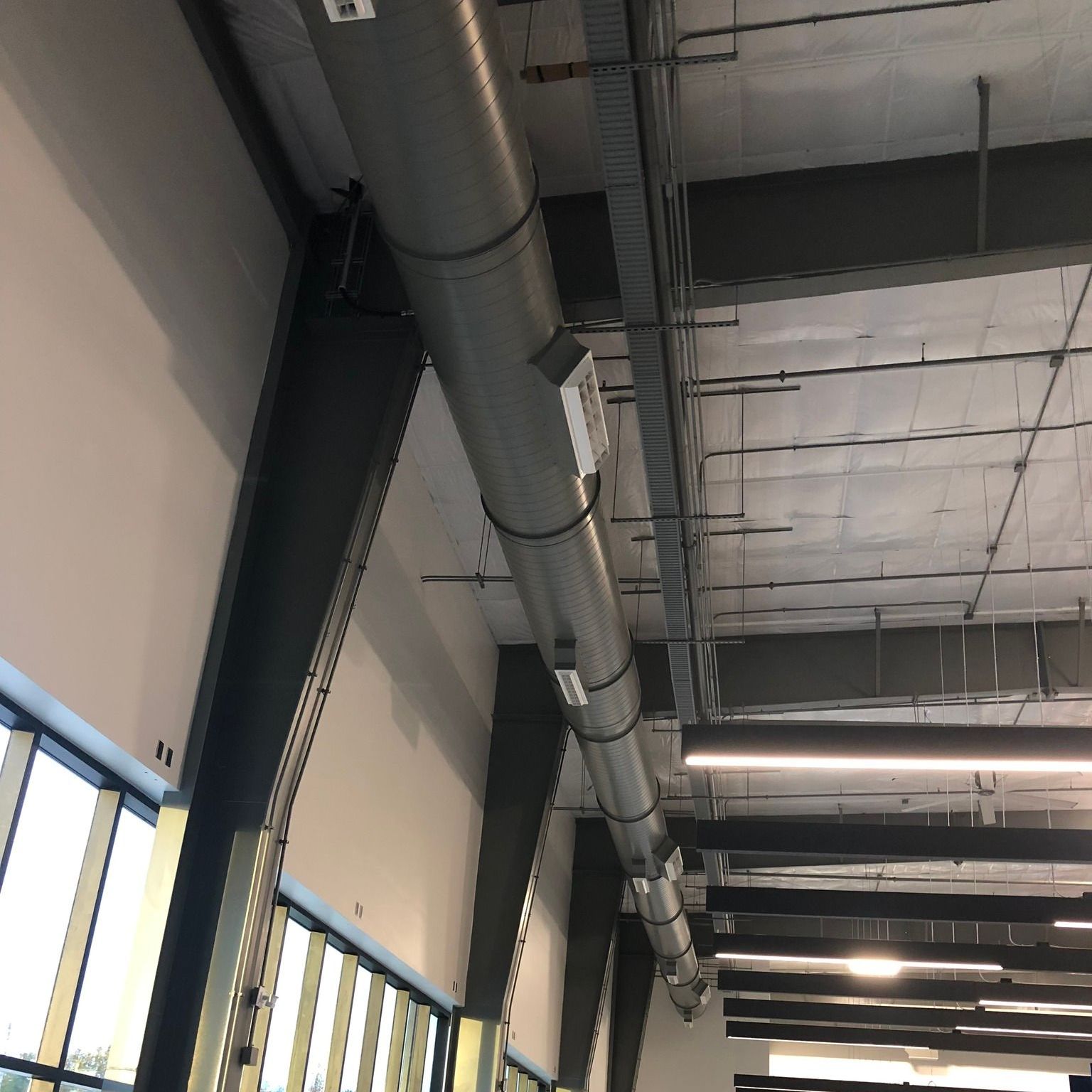 Commercial Ductwork Installed by Hulett Heating & Air Conditioning Company in Missouri.