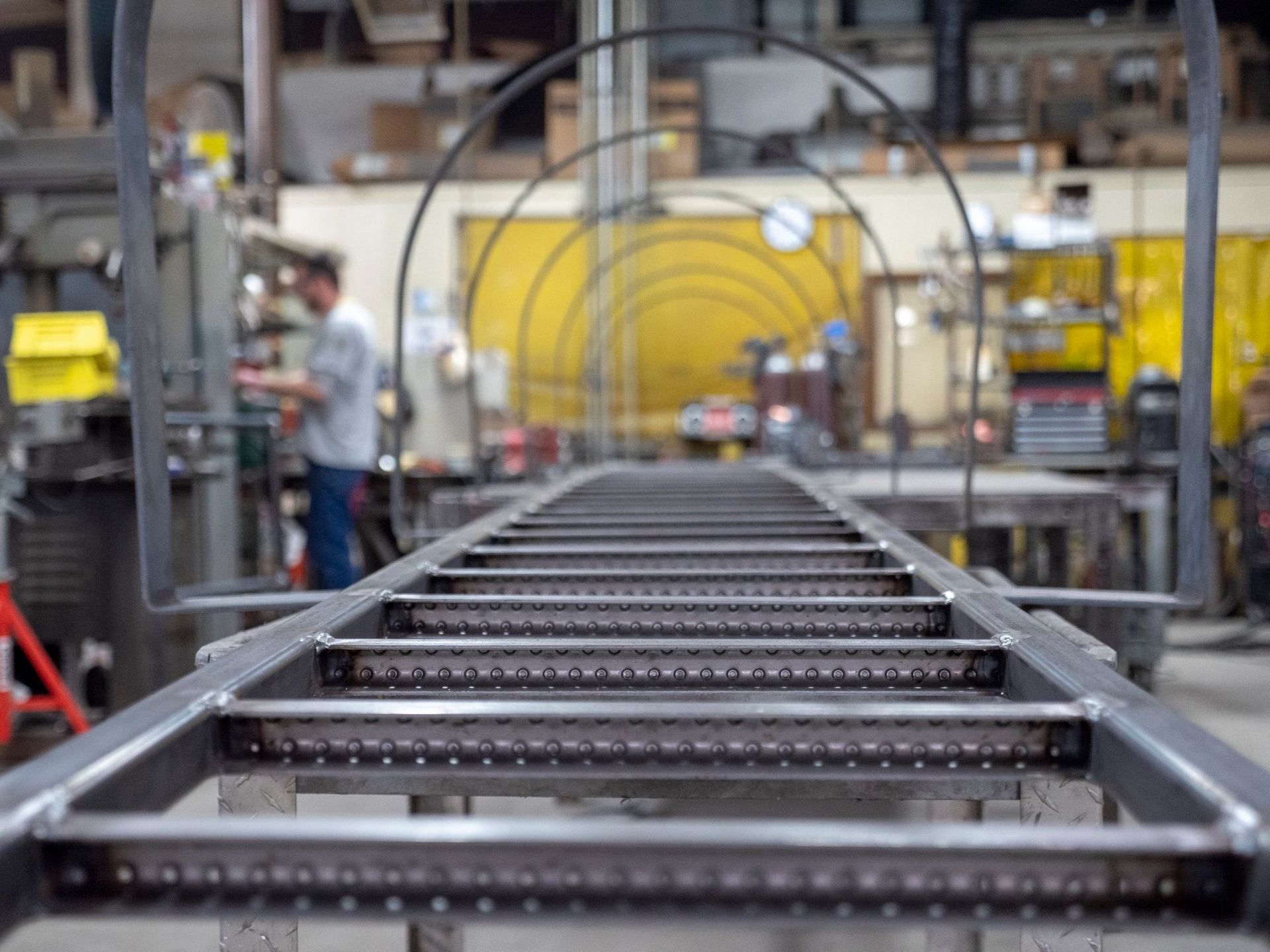 A Custom Fabricated Production Line. Hulett Designs Custom Solutions for Missouri Businesses.