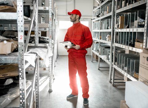 Man Checking Stocks — Springfield, MI — Schweitzer Bros. Inc Man Checking Stocks — Springfield, MI — Schweitzer Bros. Inc