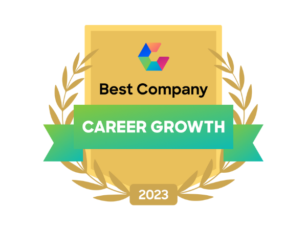 Stax was nominated by Comparably as a best company for career growth in 2023