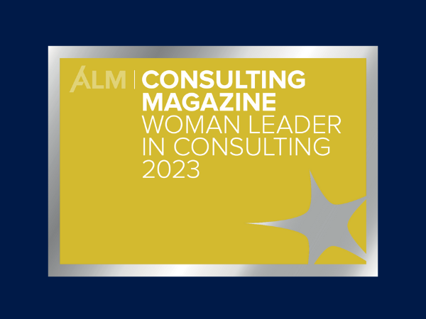 Image of Stax's ALM Consulting Magazine Women Leaders in Consulting Award.
