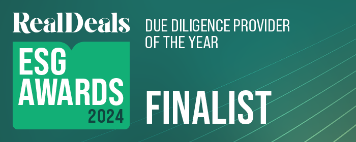 Stax named finalist at the 2024 Real Deals ESG awards for due diligence provider of the year