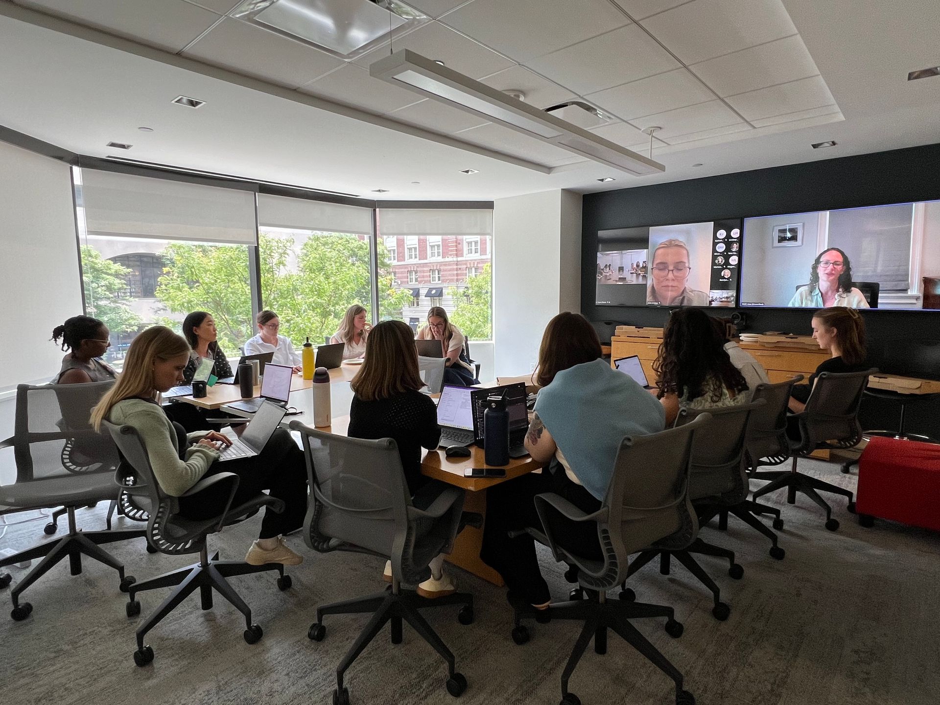 The Women's ERG group hosts a financial literacy lunch and learn