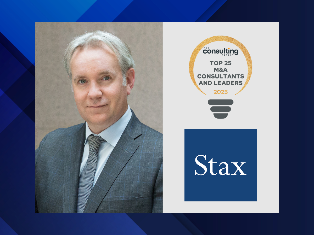 Stax CEO Jayson Traxler recognized among Top 25 Consulting Firm CEOs of 2024 by The Consulting Report