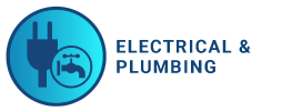 Electrical and plumbing icon