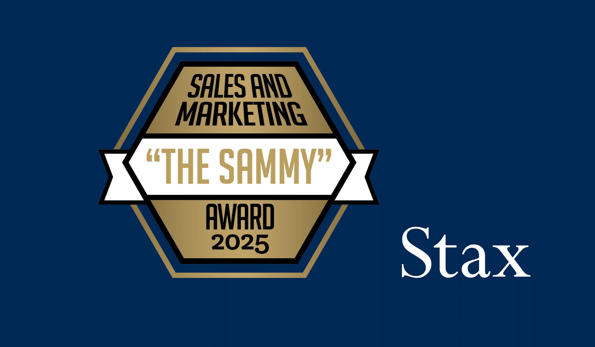 Stax Wins 2025 Sammy—Sales and Marketing Award in the Power Players Category