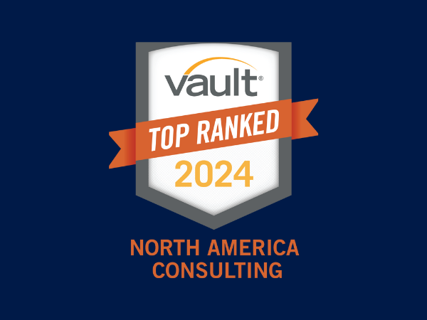 Image of Stax's Vault Top Ranked in Consulting award.