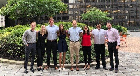 A recent group of new associates Stax welcomed to our Chicago office.