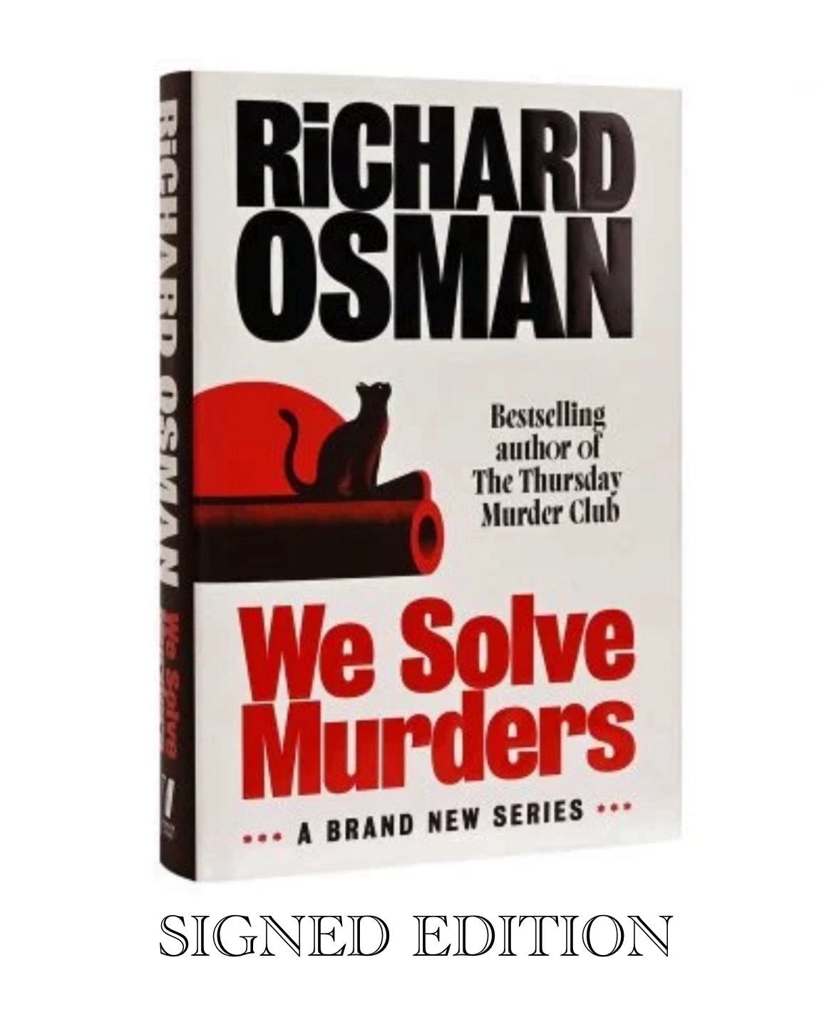 RICHARD OSMAN WE SOLVE MURDERS HAND SIGNED AUTOGRAPHED BOOK