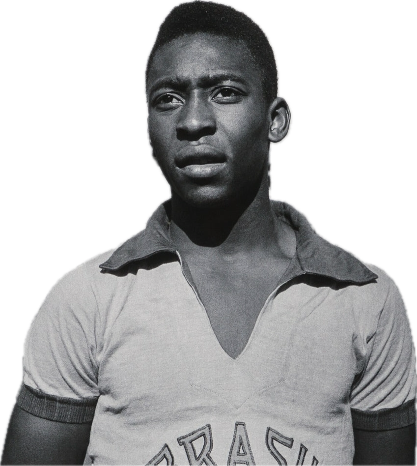 PELE SIGNED PHOTO AUTOGRAPH