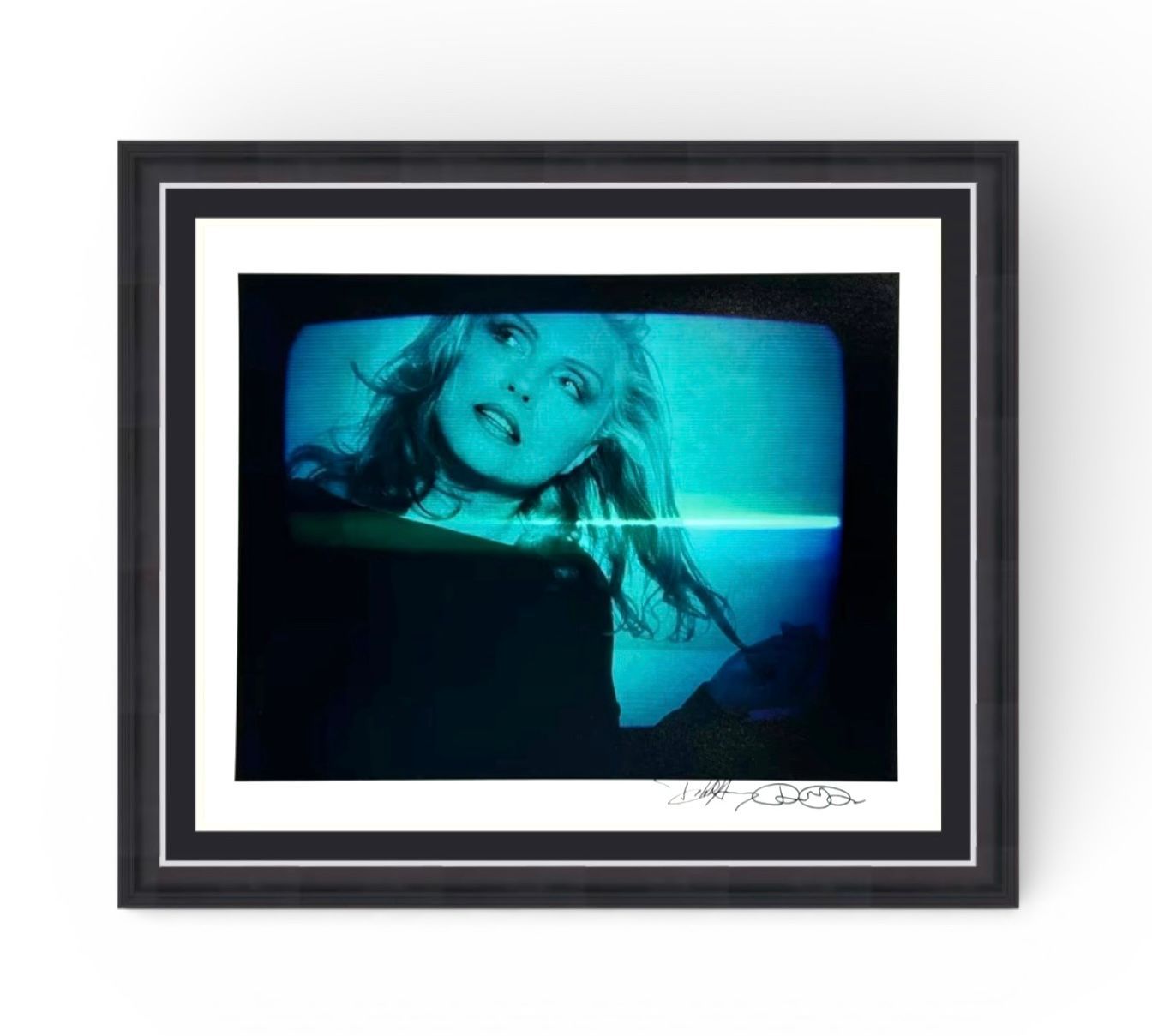 Debbie harry no exit hand signed rob Roth artwork blondie autographed display