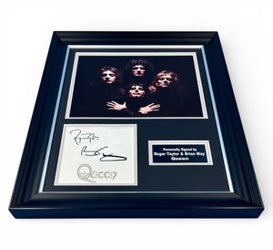 Taylor Swift Hand Signed Midnights Moonstone Blue Photo Display
