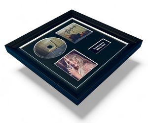 Taylor Swift Hand Signed Midnights Moonstone Blue Photo Display