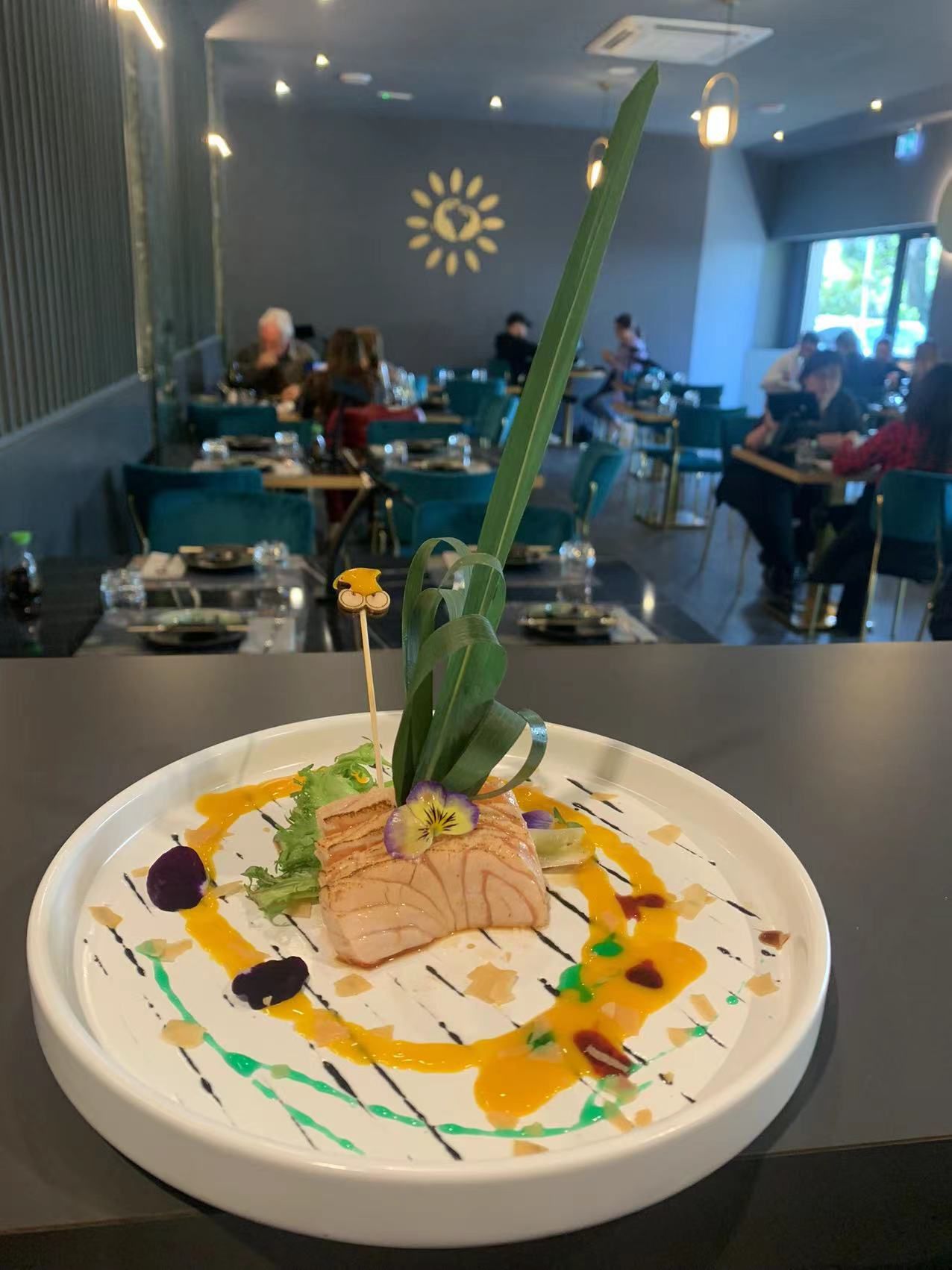 Piatto di cucina orientale