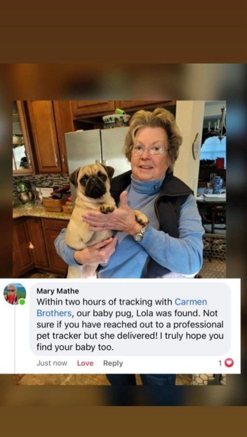 Review Fourteen — Stephens City, VA — Professional Pet Trackers