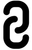 Black chain link icon.