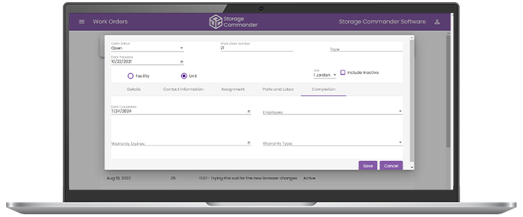 SC Browser work orders