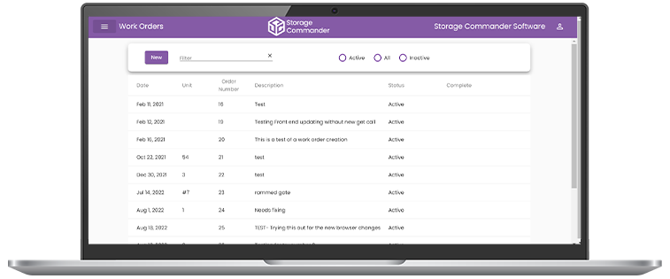 SC Browser work orders