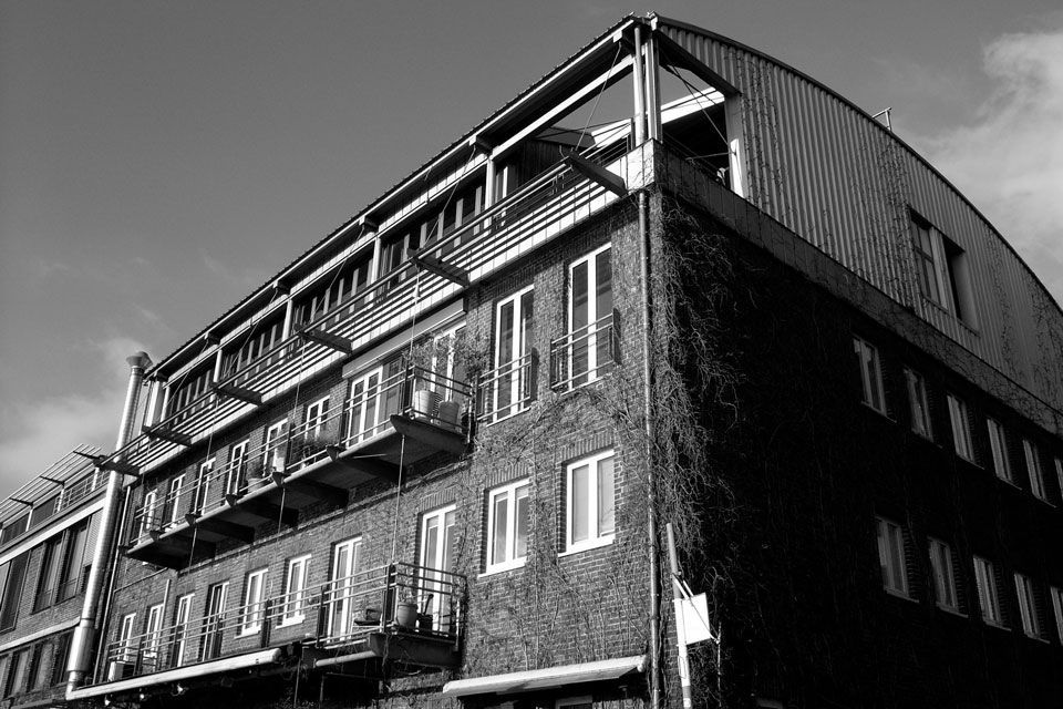 Dachaufstockung Backsteinhaus