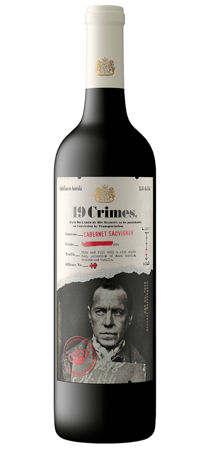 A bottle of sweet red wine with a red label on a white background.