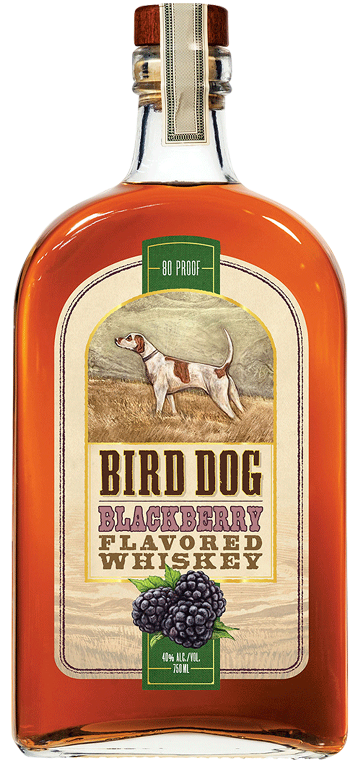 A bottle of sweet red wine with a red label on a white background.