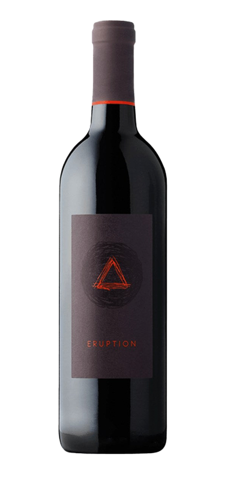 A bottle of sweet red wine with a red label on a white background.
