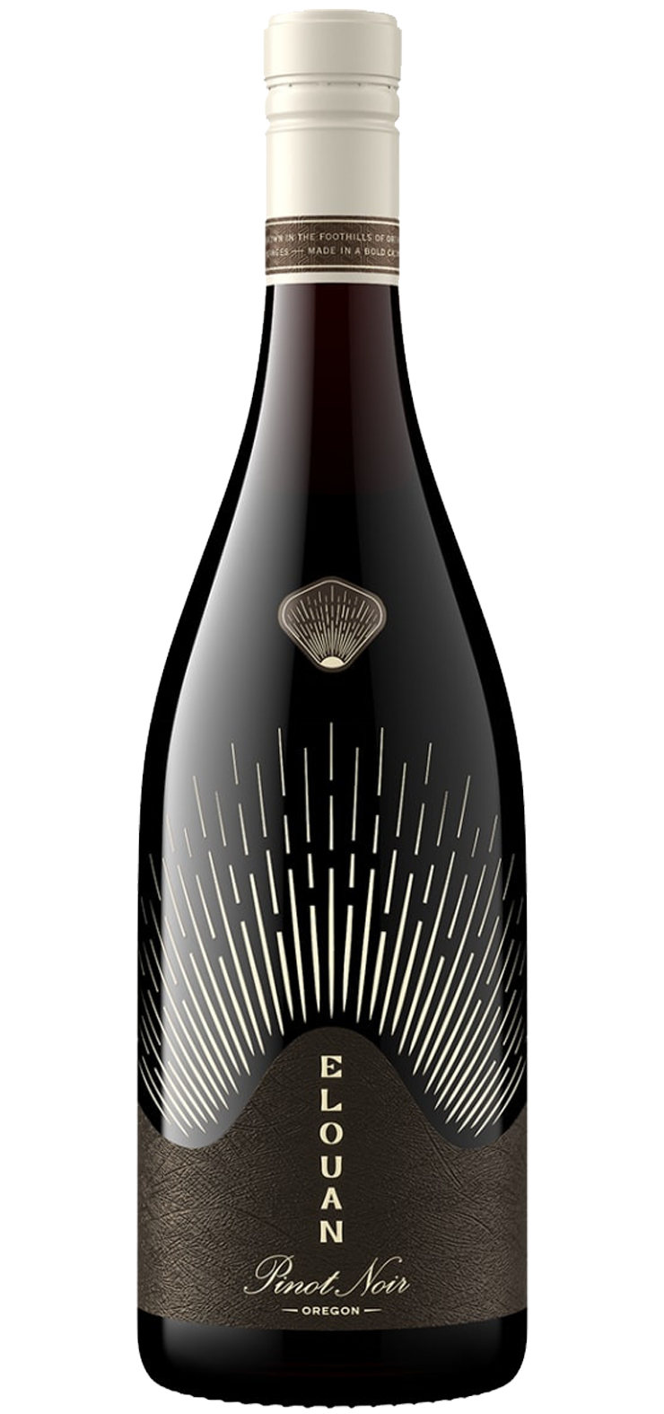 A bottle of sweet red wine with a red label on a white background.