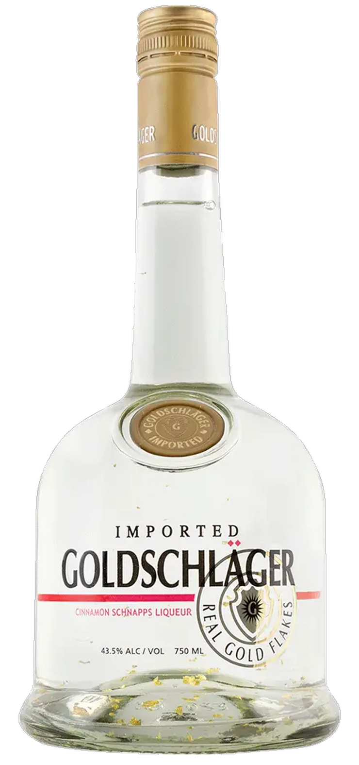 A bottle of pinot grigio wine on a white background.