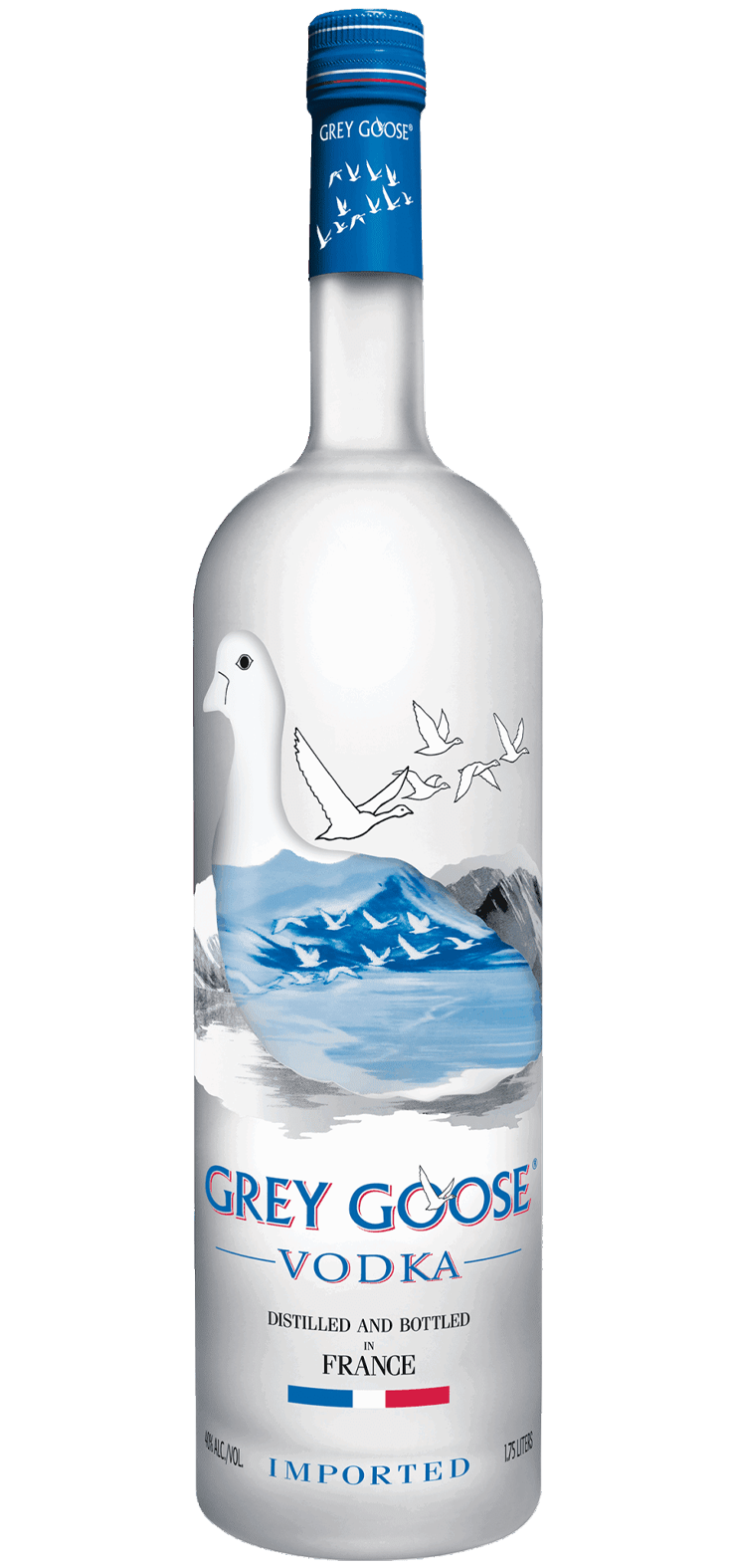 A bottle of sweet red wine with a red label on a white background.