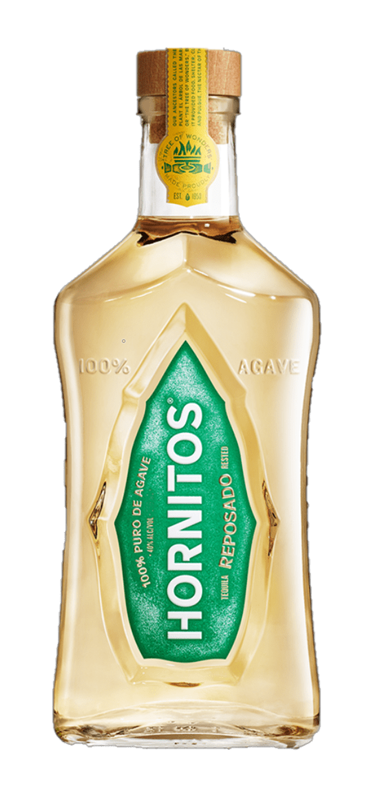 A bottle of pinot grigio wine on a white background.