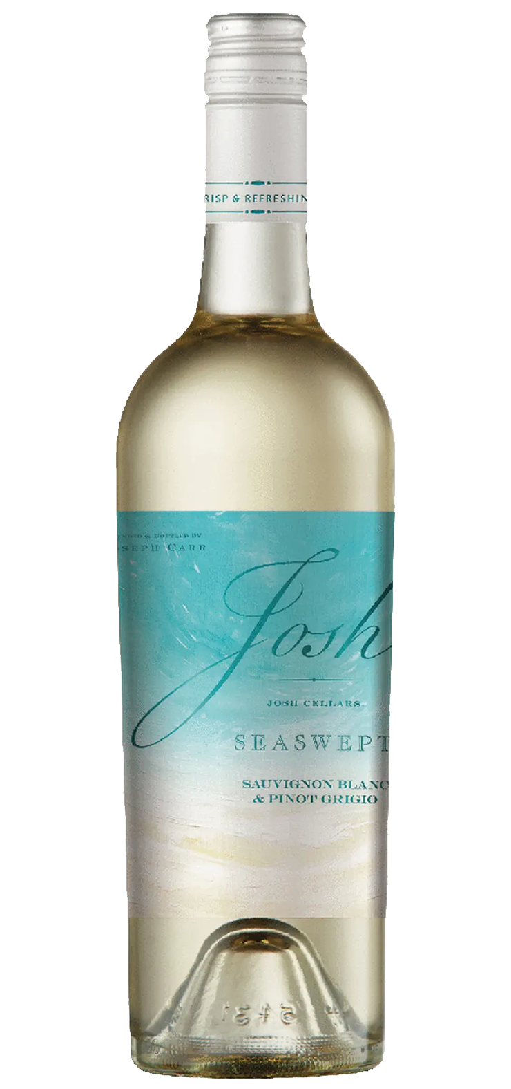 A bottle of chianti wine on a white background.