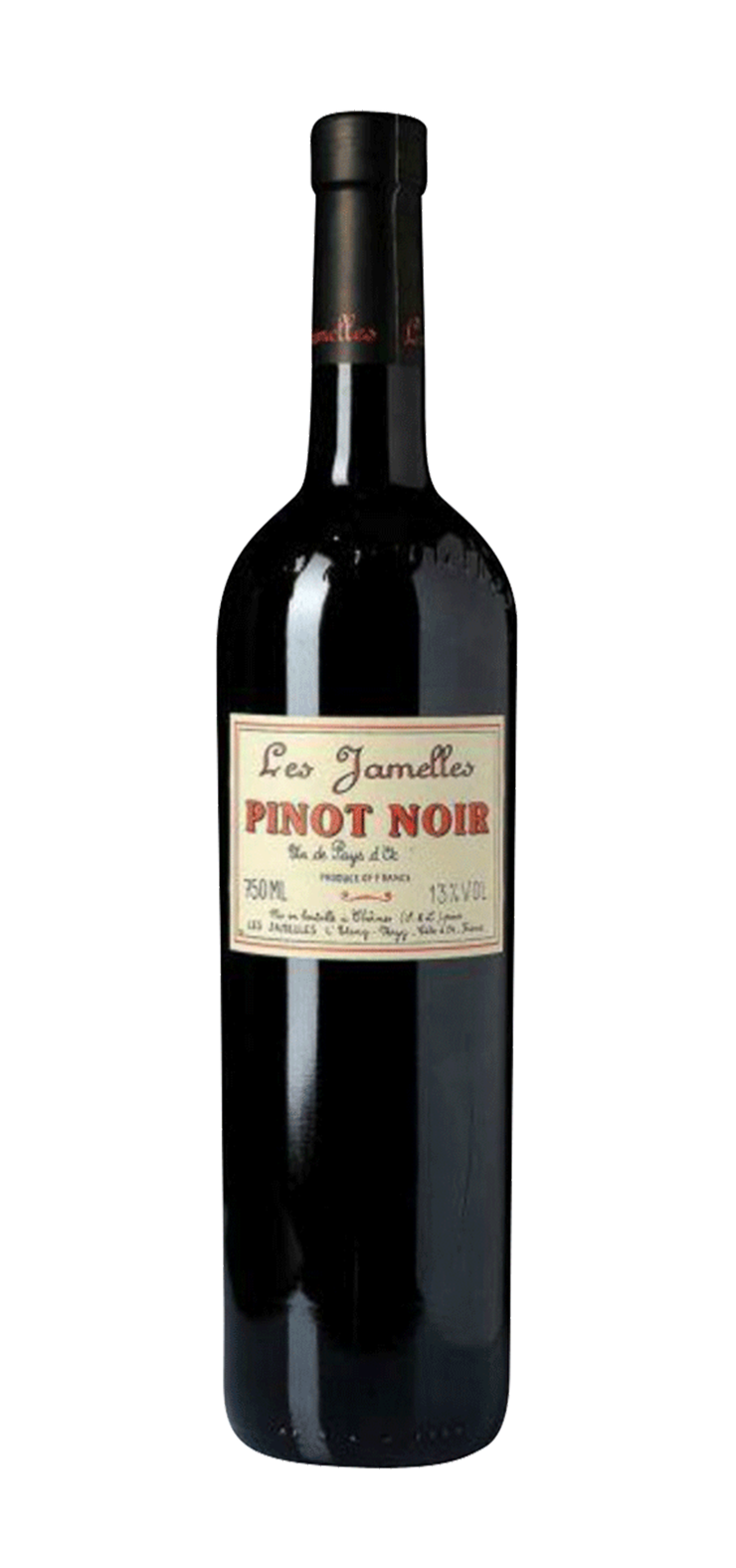 A bottle of sweet red wine with a red label on a white background.