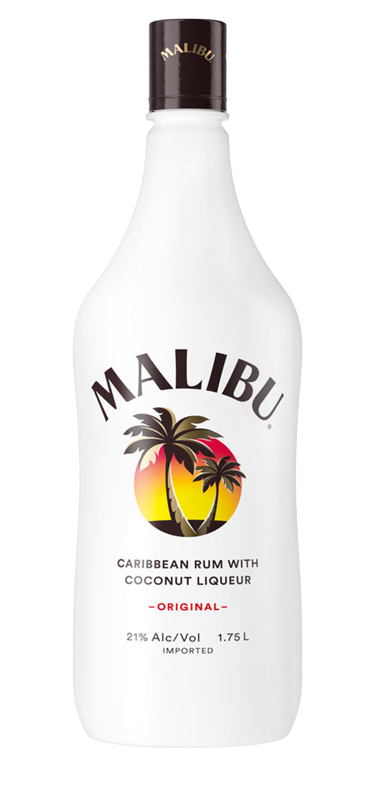 A bottle of pinot grigio wine on a white background.