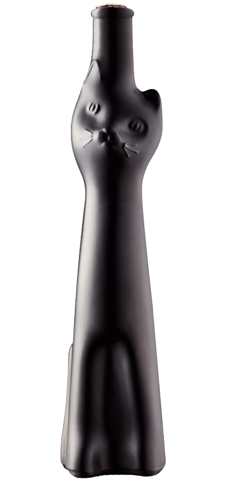 A bottle of sweet red wine with a red label on a white background.