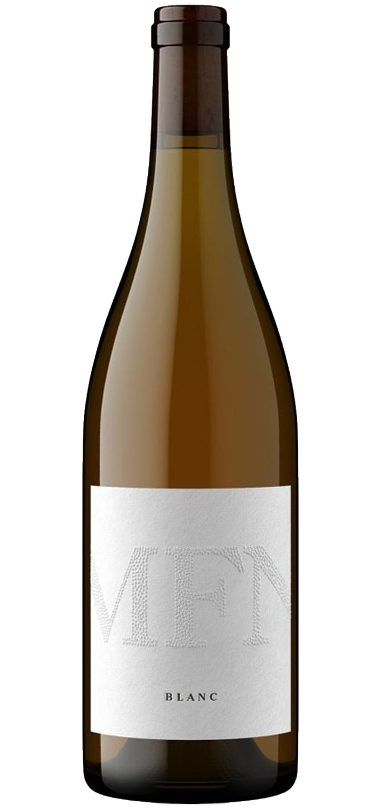 A bottle of red wine with a red cap on a white background.