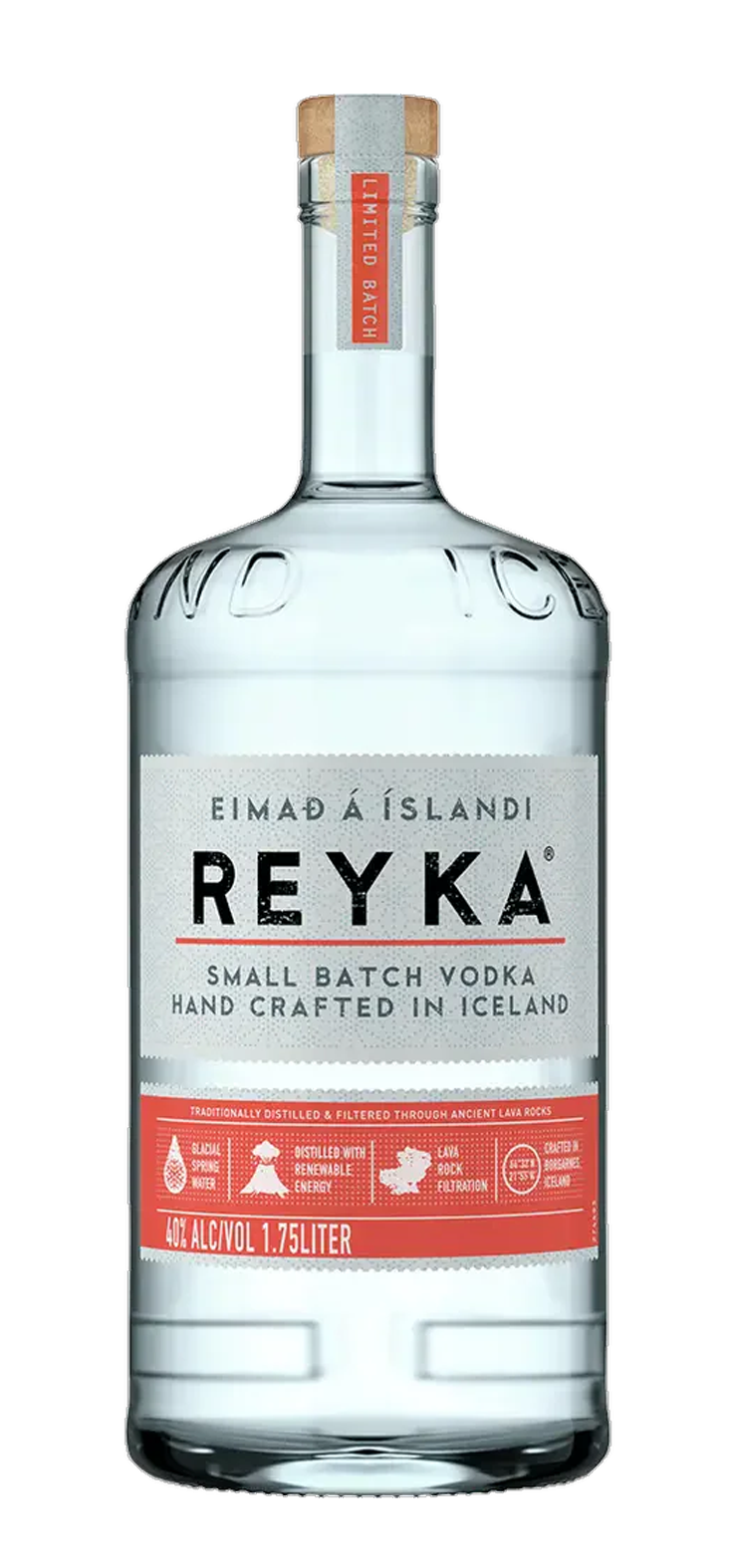 A bottle of pinot grigio wine on a white background.