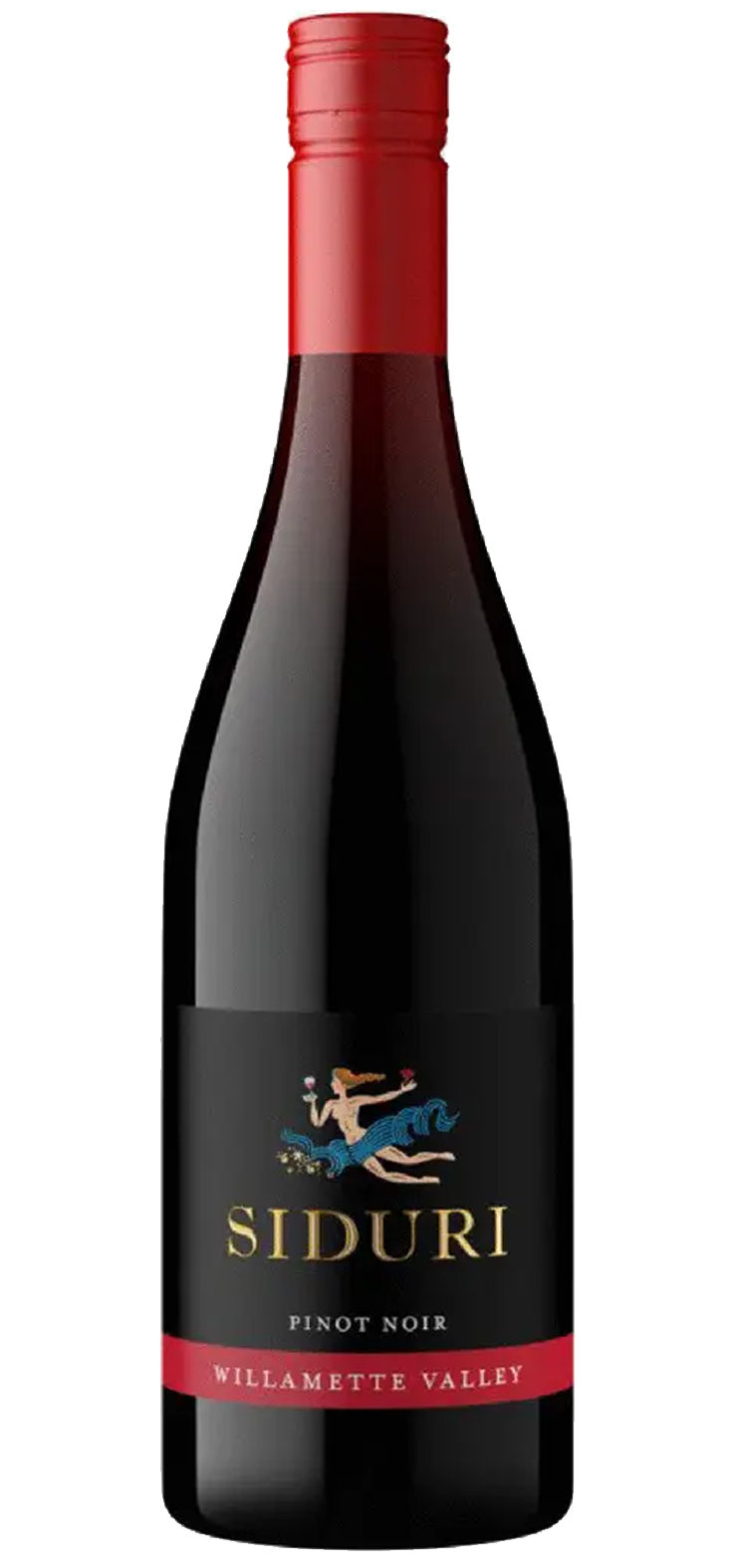 A bottle of chianti wine on a white background.