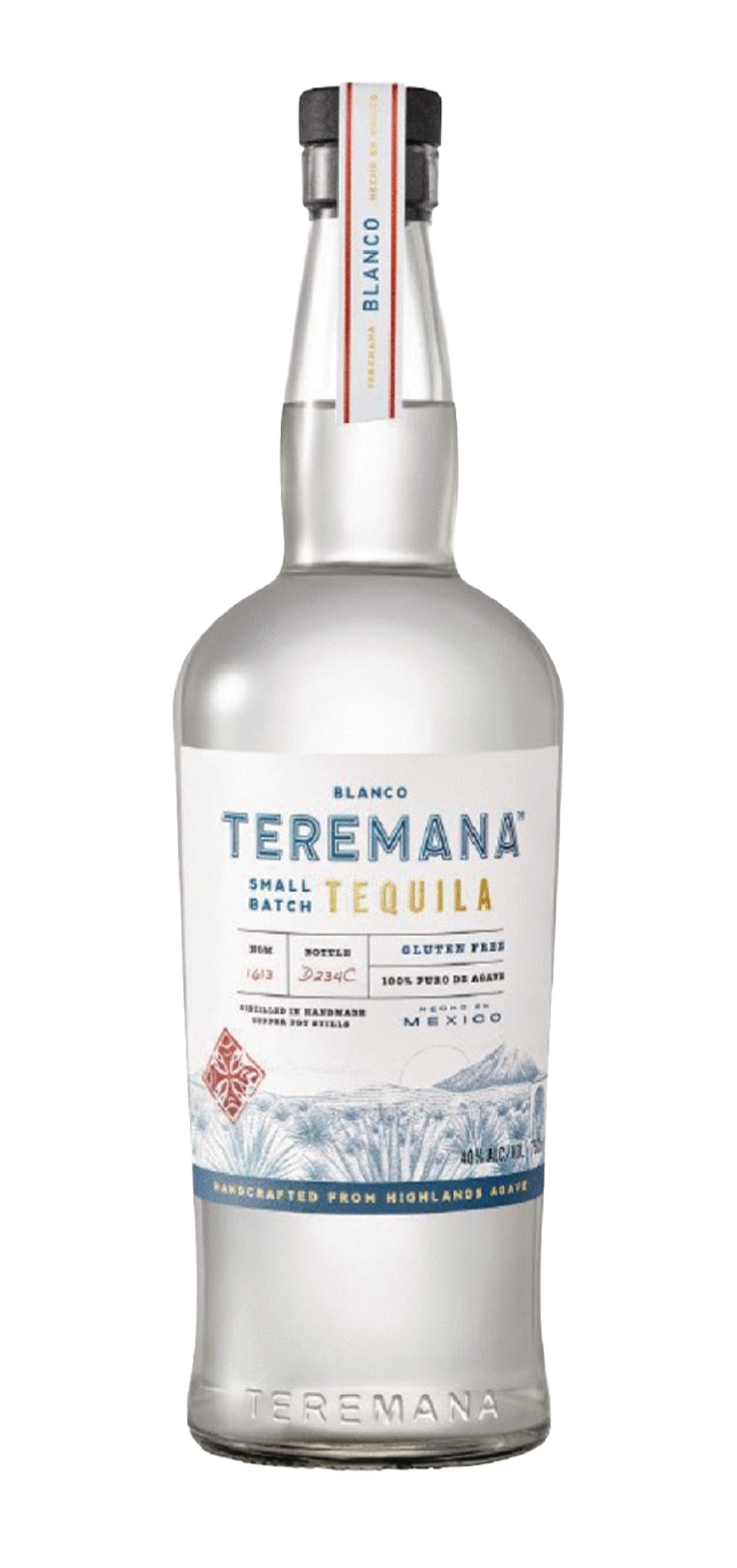 A bottle of sweet red wine with a red label on a white background.