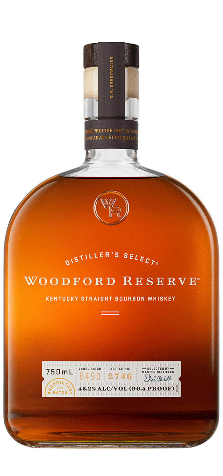 A bottle of sweet red wine with a red label on a white background.