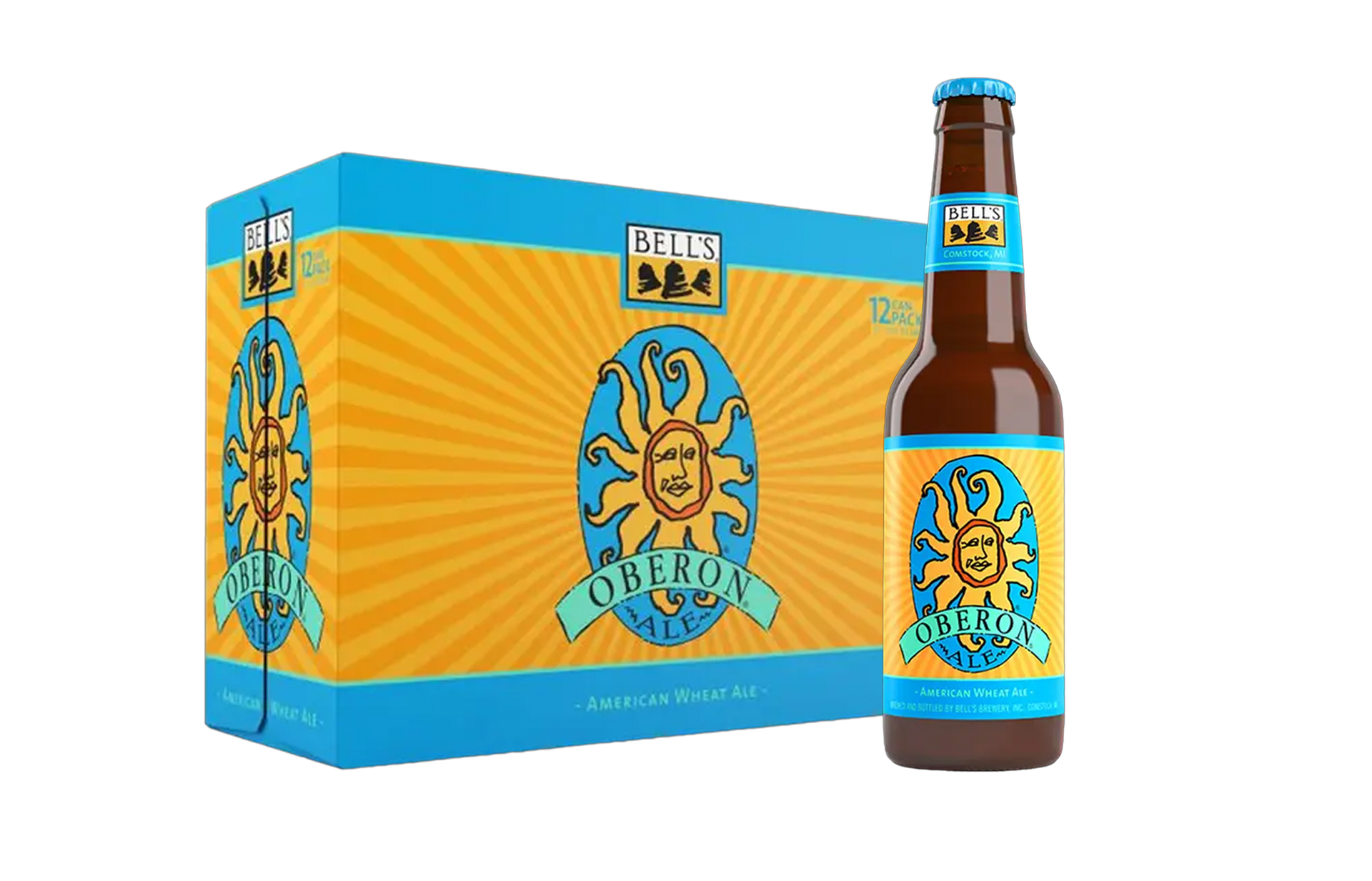 A box of sierra nevada pale ale on a white background.