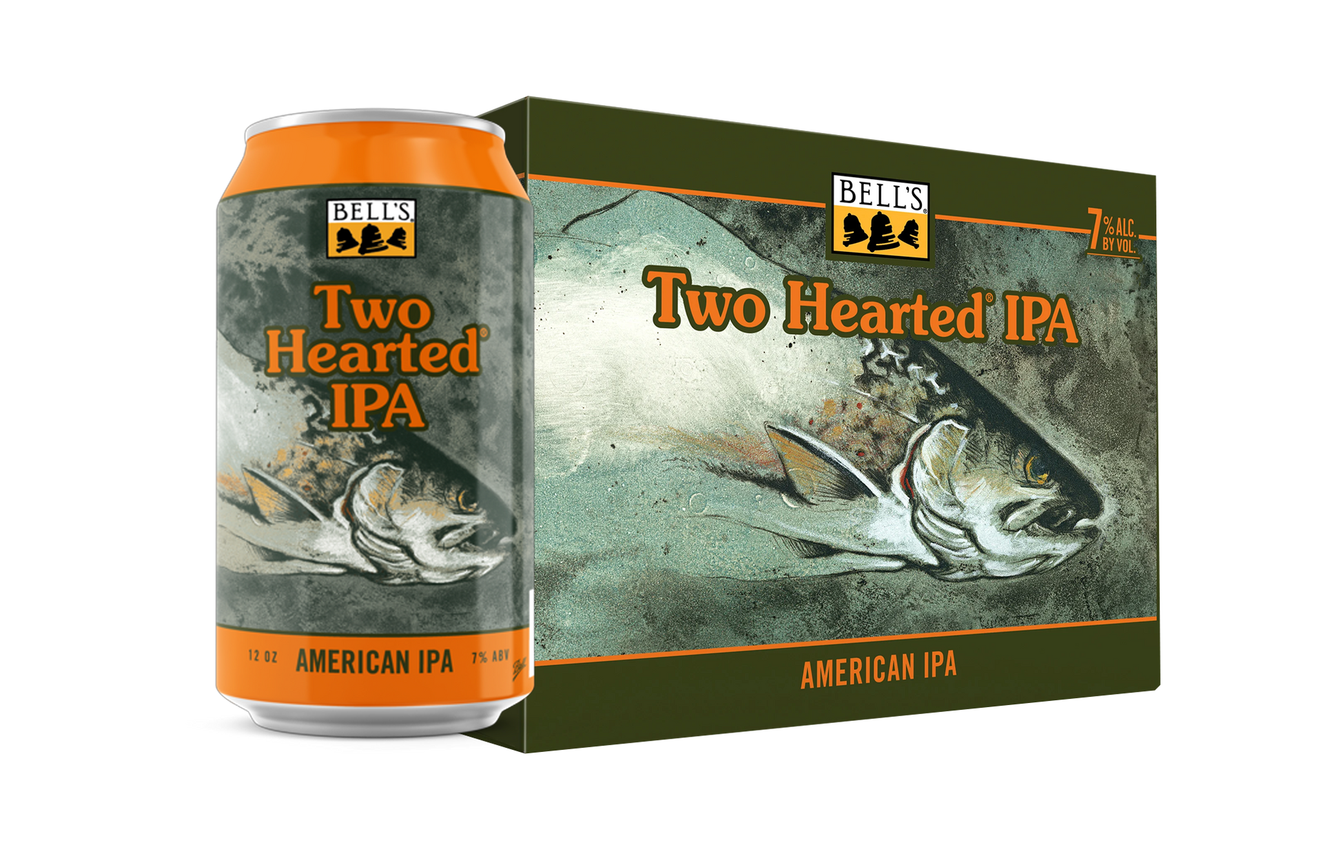 A box of sierra nevada pale ale on a white background.