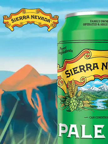 A green can of sierra nevada pale beer
